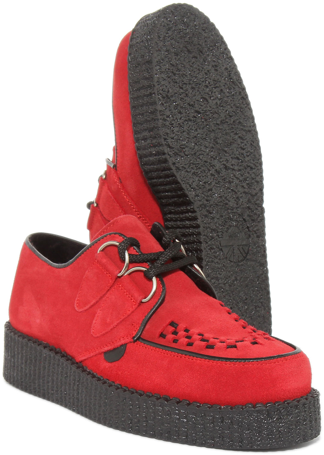 Underground Original Wulfrun Zapatos de suela única de gamuza para en rojo