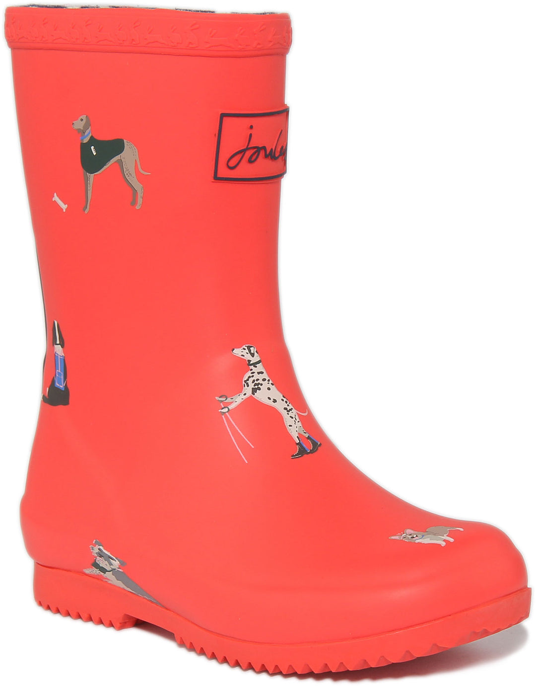 Molly Welly Joules Gummistiefel Hunde Joules Jonior Roll Up In Rot