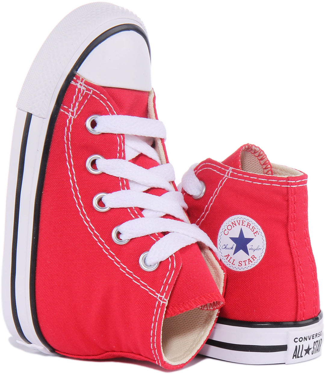 Converse All Star Hi Core In Red For Infants