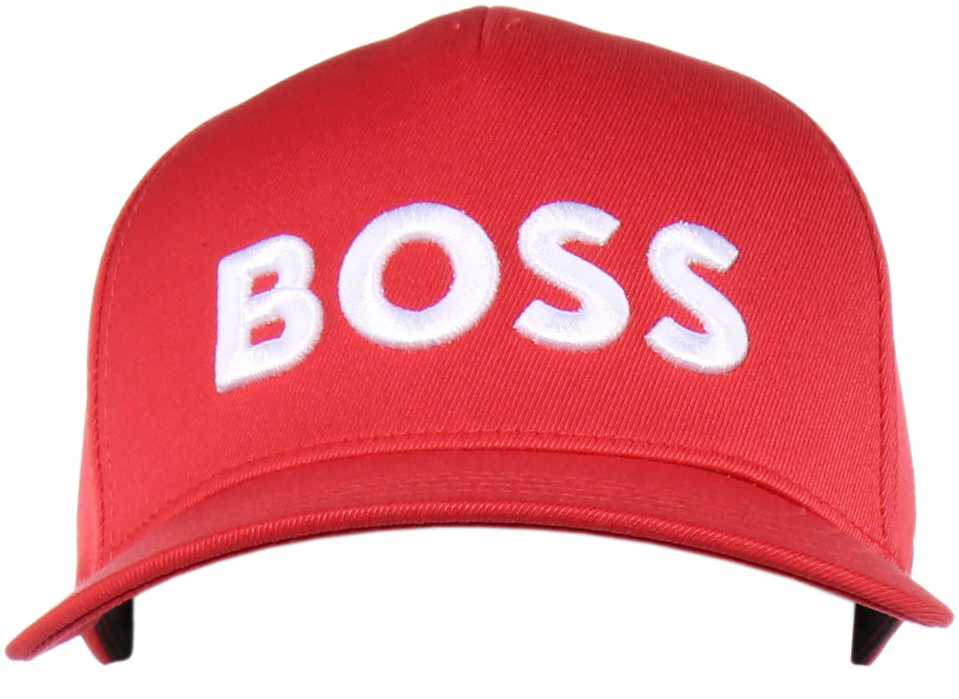 Boss Seville Iconic Stiched 3D Logo In Red For Men | Mens Cotton Caps –  4feetshoes
