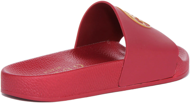 Guess Beach Slider In Red For Women