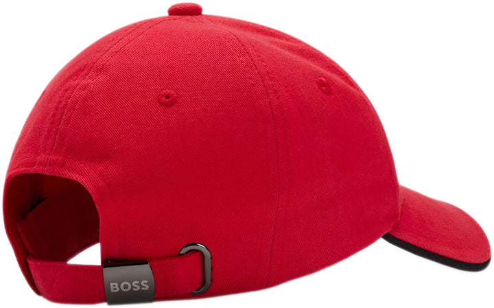 Boss Cap Bold Gorra de algodón curvada para en rojo
