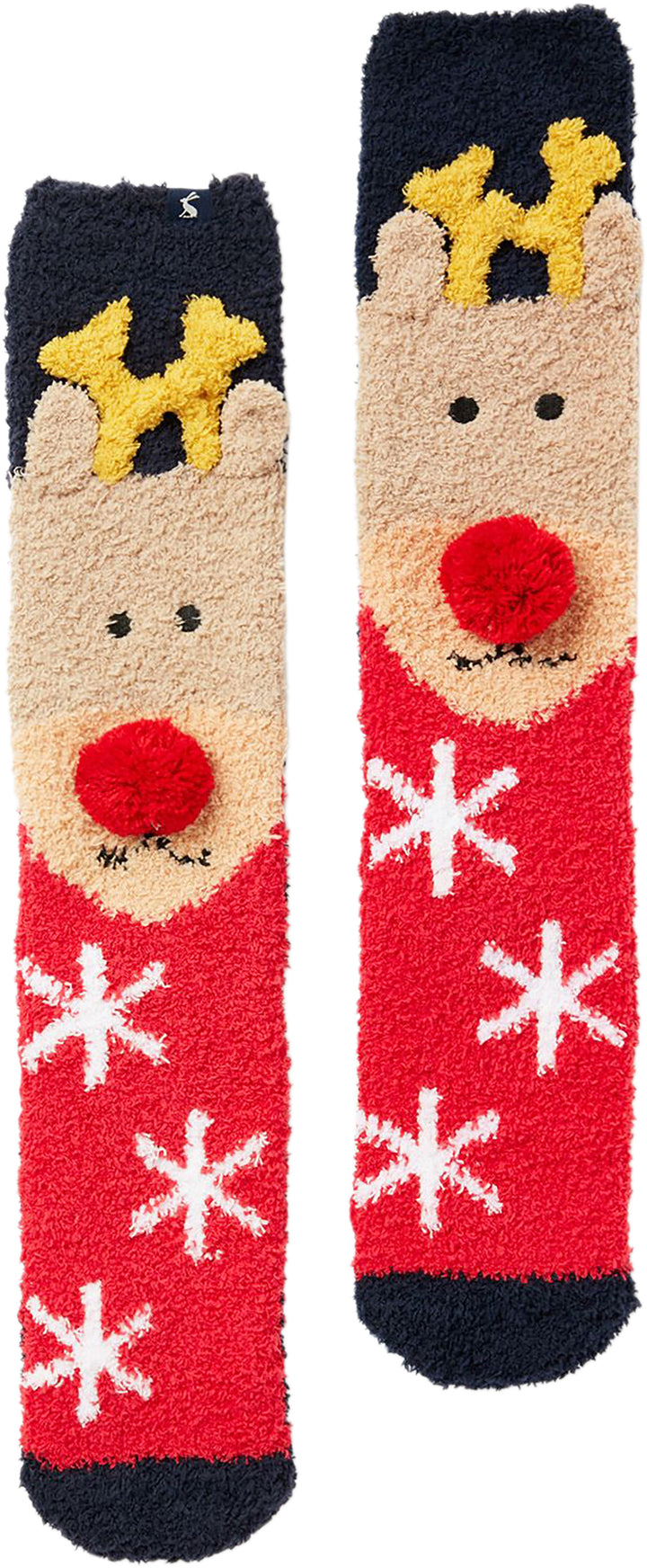 Joules Festive Fluffy In Red Reindeer