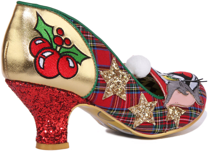 Irregular Choice Best Present Zapatos de tacón medio Tom And Jerry para mujer en rojo multi