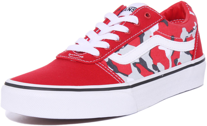 Vans Ward In Red White For Youth