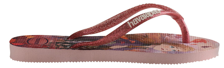Havaianas Frozen Crystal In Rose For Kids