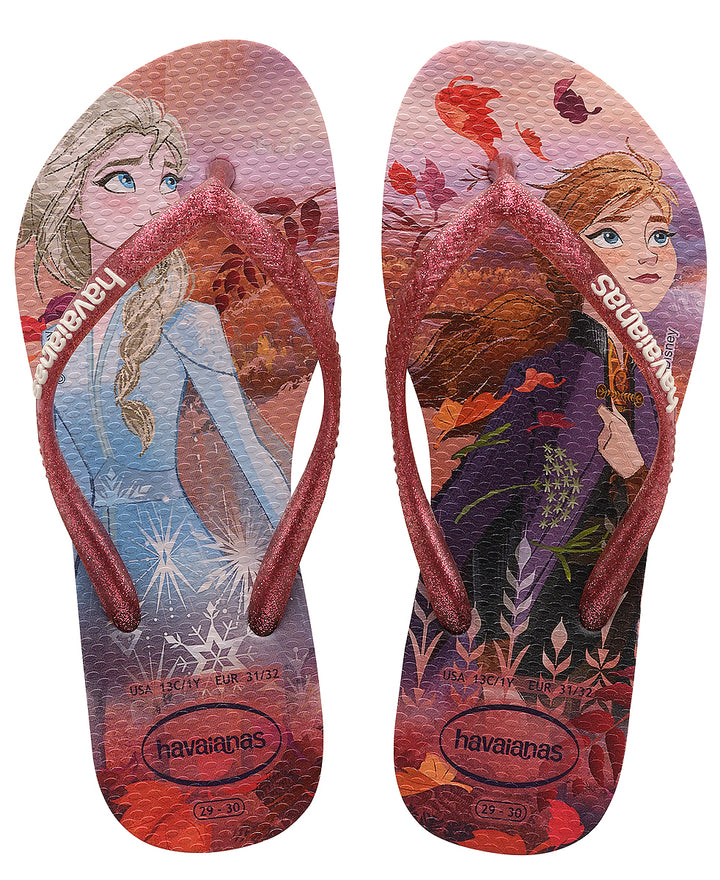 Havaianas Frozen Crystal In Rose For Kids