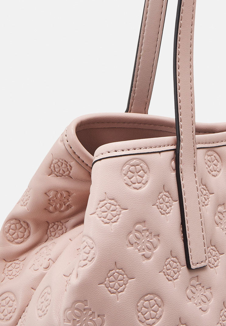 Guess Vikky Guess Tasche Weiss Braun Guess Lf699524 Vikky In Rose