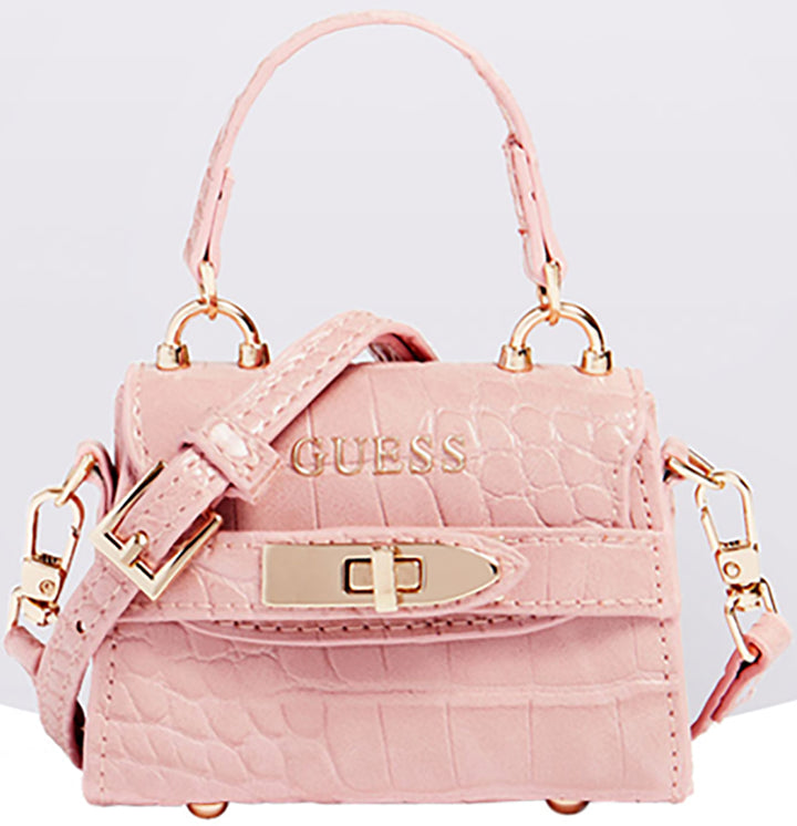 Guess Frauen Lippenstift Kle e Kreuzbody Tasche Rosa