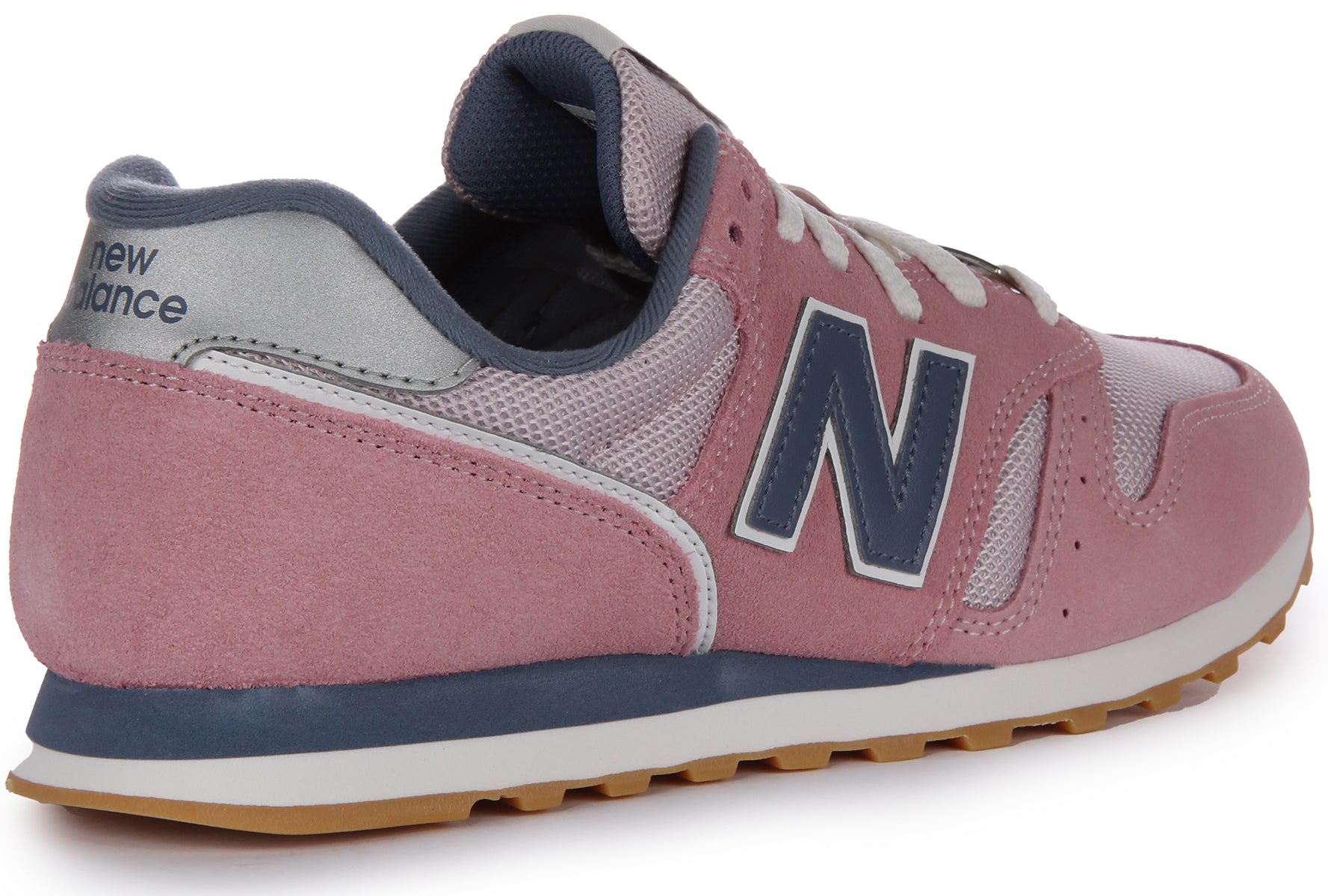 New Balance WL373OC2 Baskets lacets en daim et maille pour