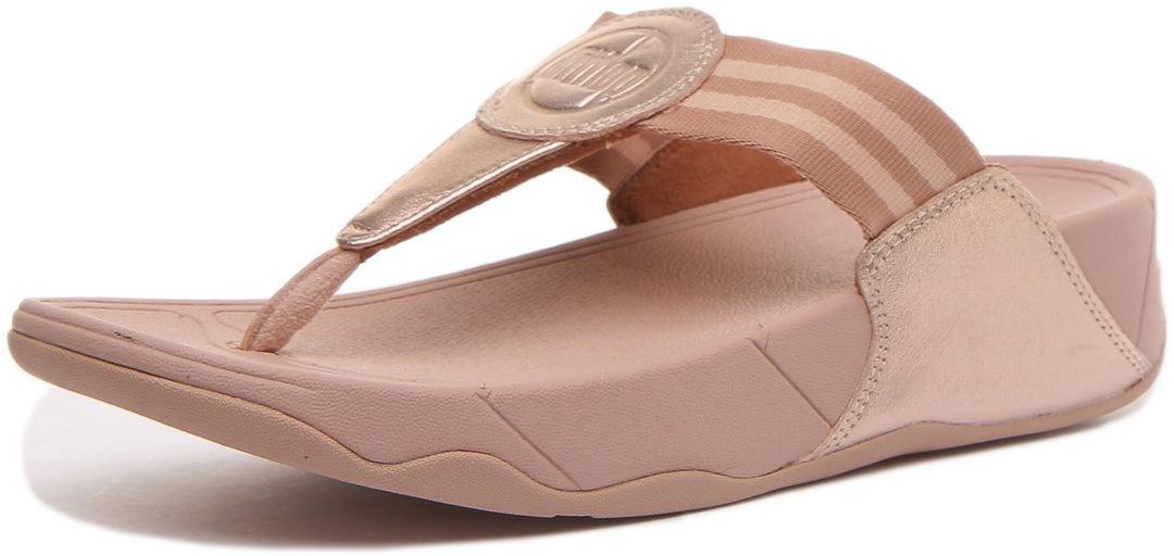 Fitflop Walkstar In Rose Gold For Women
