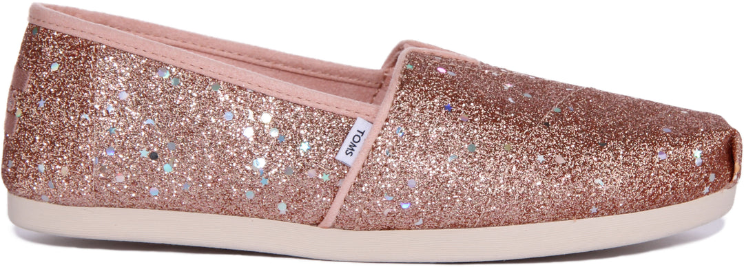Toms Alpargata In Rose Gold For Women