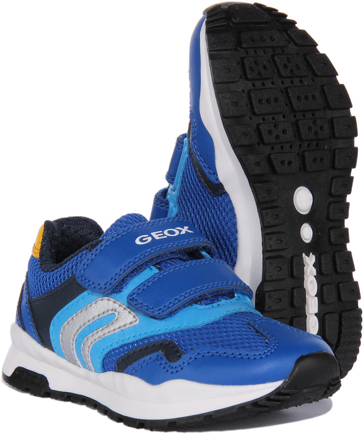 Geox J Pavel B. A In Royal Blue For Infants