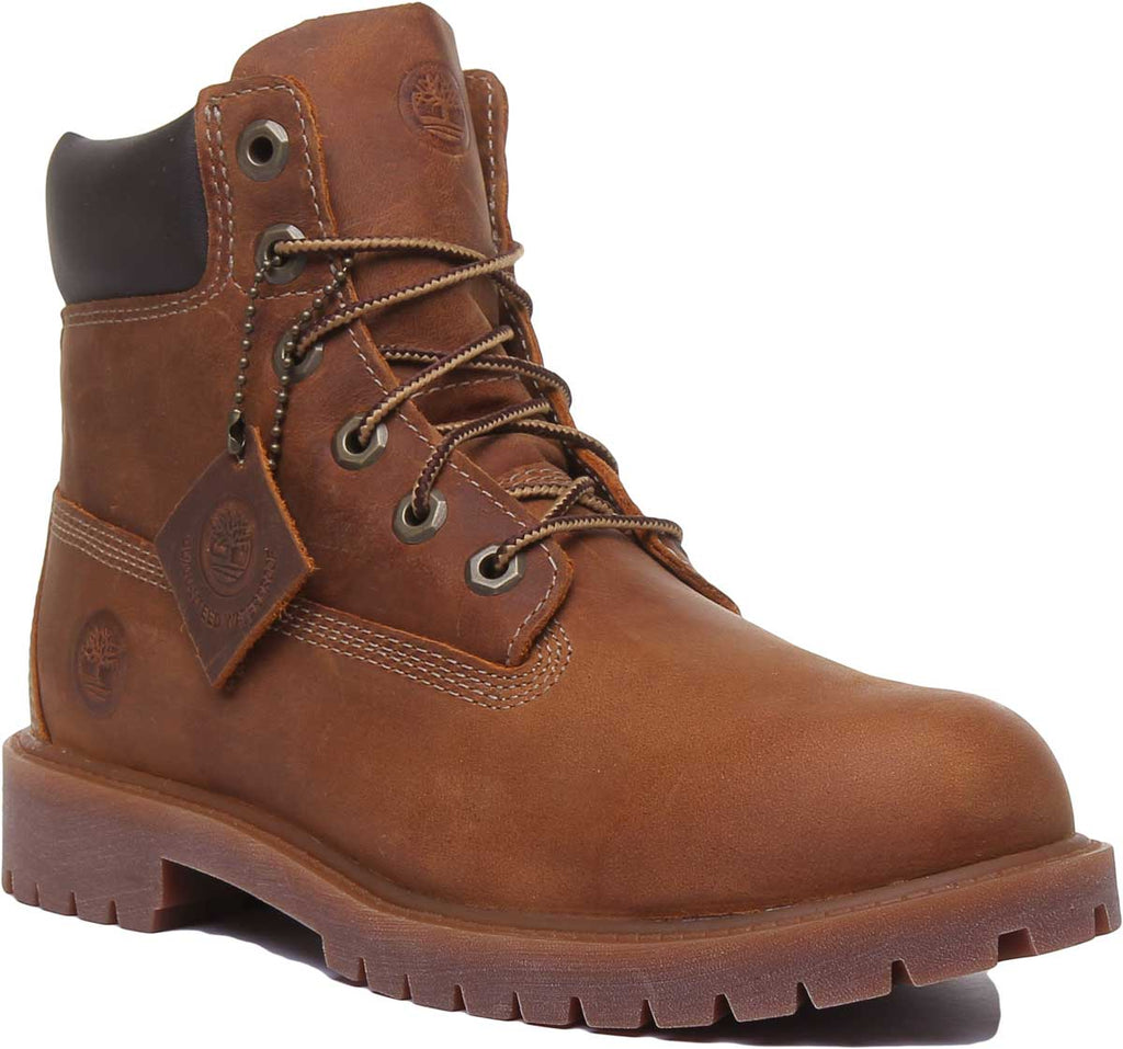 Timberland 80904 Waterproof Inch Boot In Rust For Youth – 4feetshoes