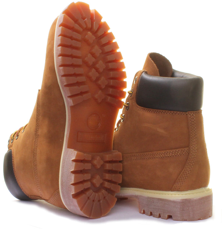 Timberland 6 Inch Ankle Boots In Rust For Rust