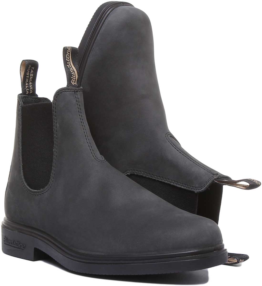 Blundstone 1308 Stivali Chelsea in pelle elastica da donna in nero