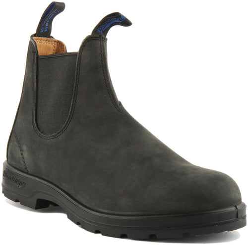 Blundstone 1478 In Rustic Black Chelsea Boots