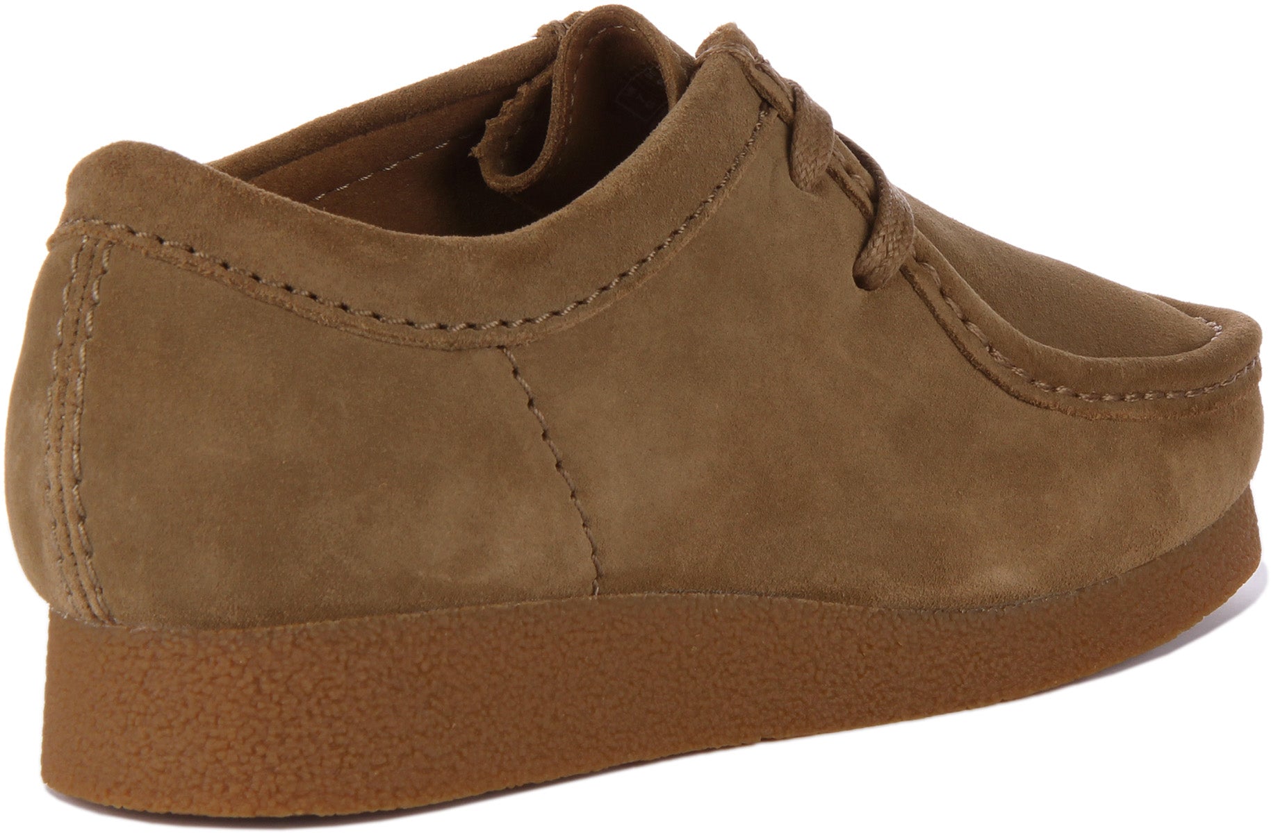 Clarks Wallabee Evo In Sand For Men Soft Suede Crepe Boot 4feetshoes