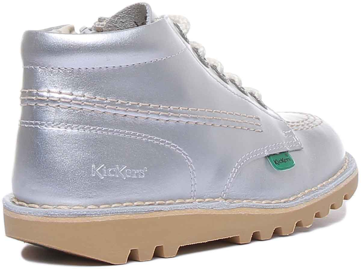 Kickers best sale silver boots