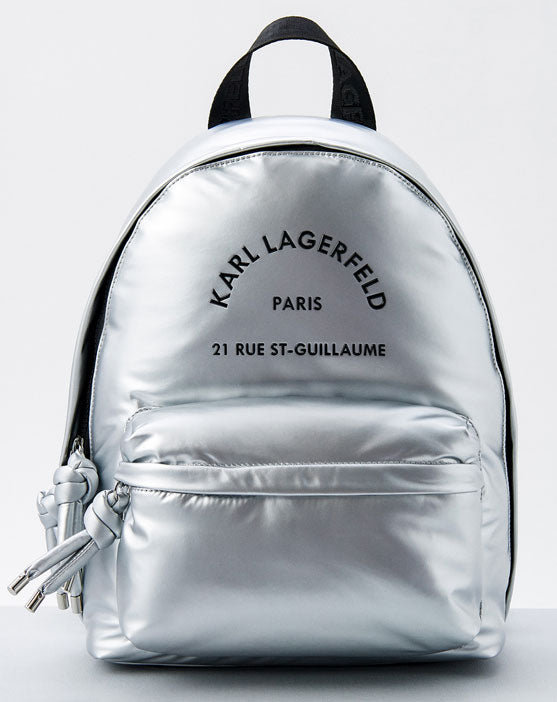 Karl Lagerfeld RSG Nylon Mochila de nailon para mujer en argento