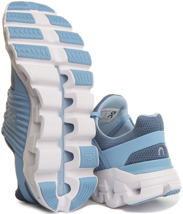 On Running Cloudswift Zapatillas con cordones Helion Superfoam de mujer en azul cielo