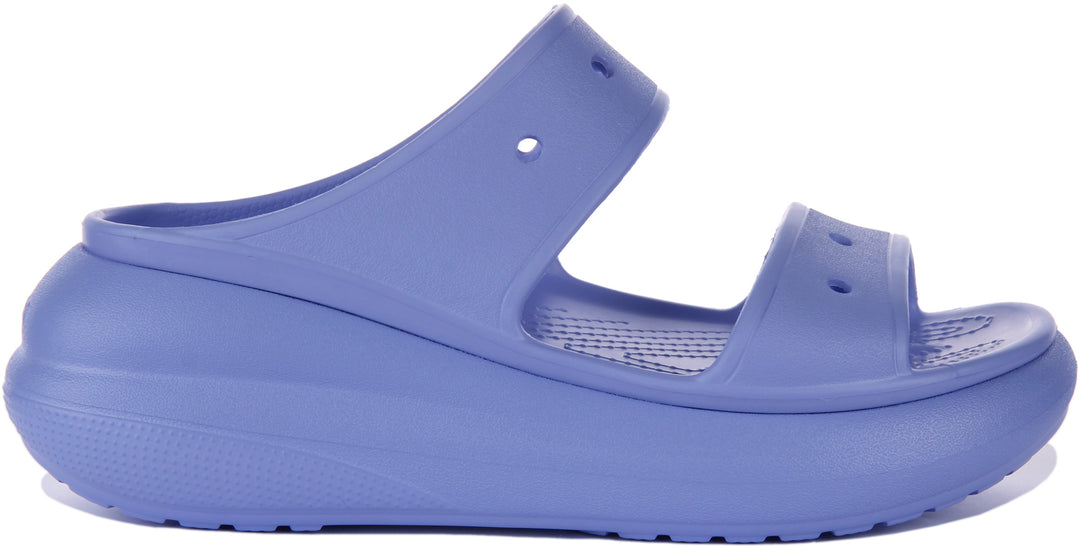 Crocs Classic Crush Platform In Blue