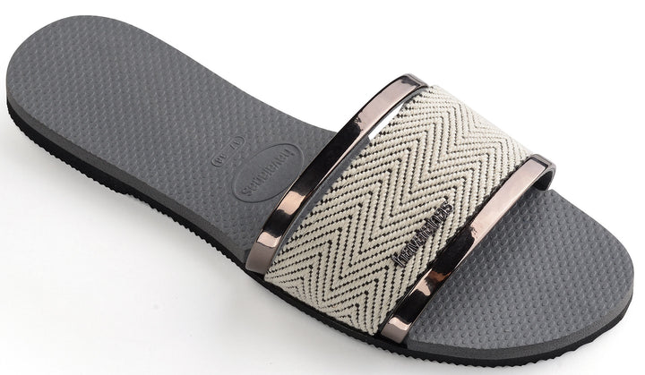 Havaianas You Trans Premium Sandal In Steel For Women