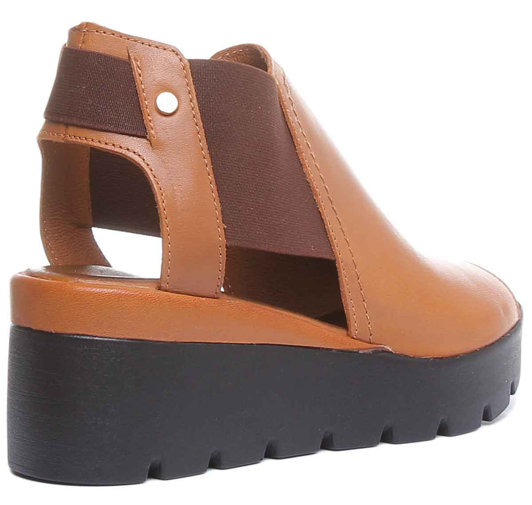 JUSTINREESS 7100 sandale chelsea d'été pour femmes en noir