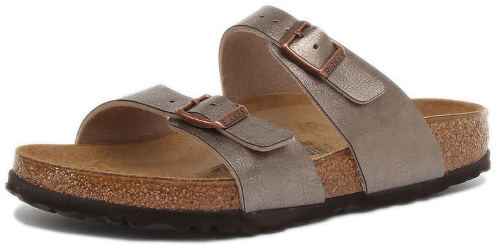 Birkenstock Sydney In Taupe For Women | Regular Fit