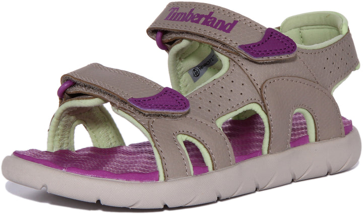 Timberland Perkins Row Sandale à lanières pour bébé en taupe