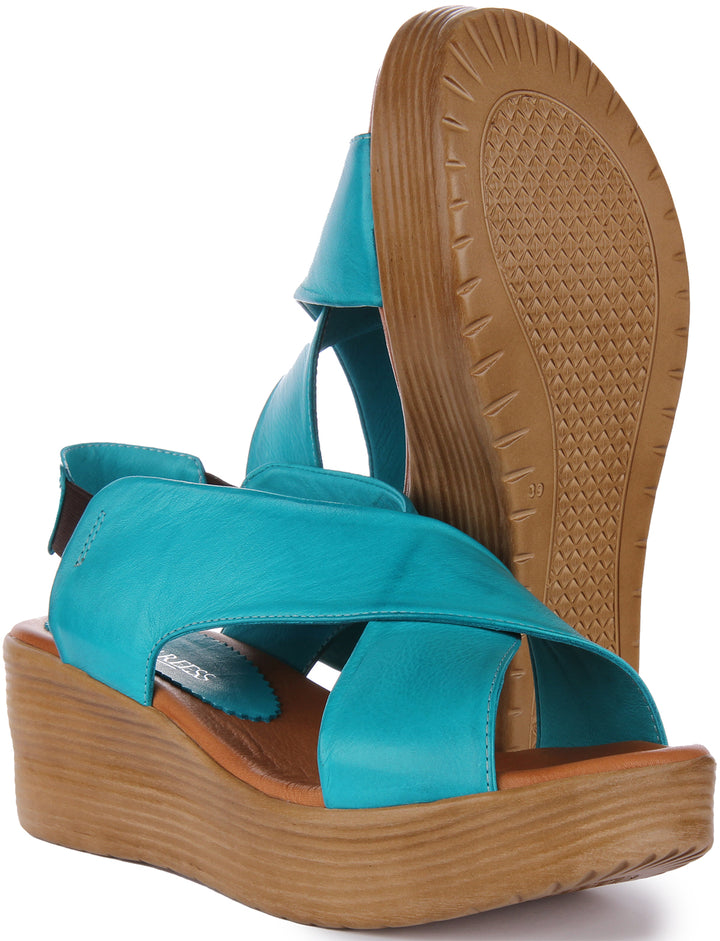 Justinreess England Flora In Turquoise For Women