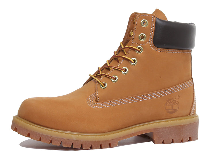 Timberland 6 Inch Ankle Boots In Wheat For Men