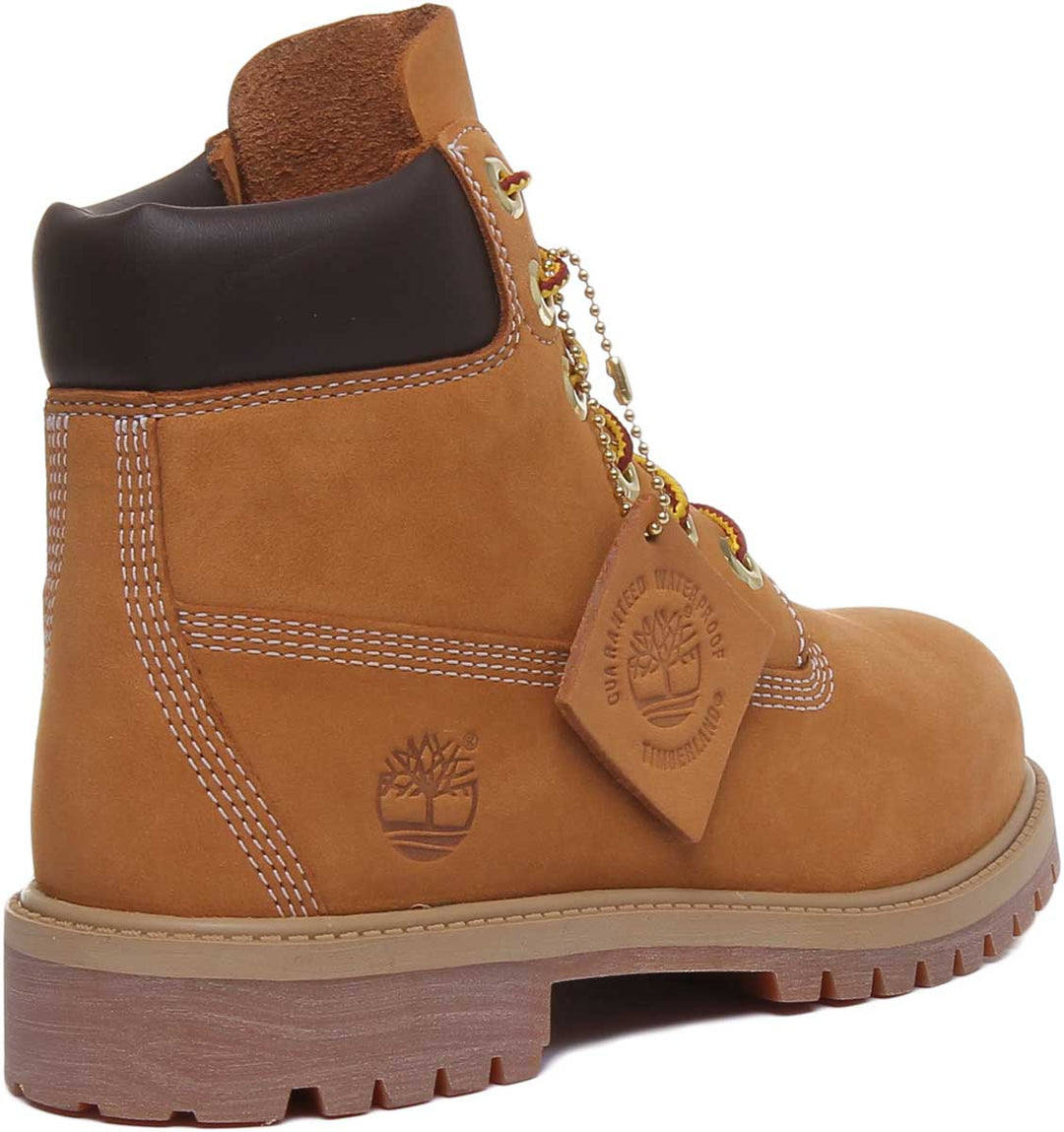 Timberland 6 Inch Ankle Boots In Wheat For Youth