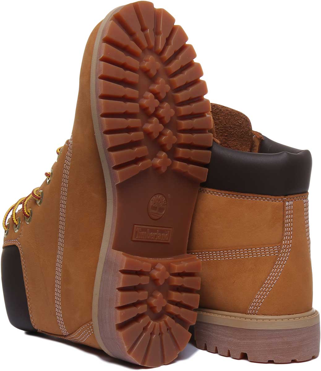 Timberland 6 Inch Ankle Boots In Wheat For Youth