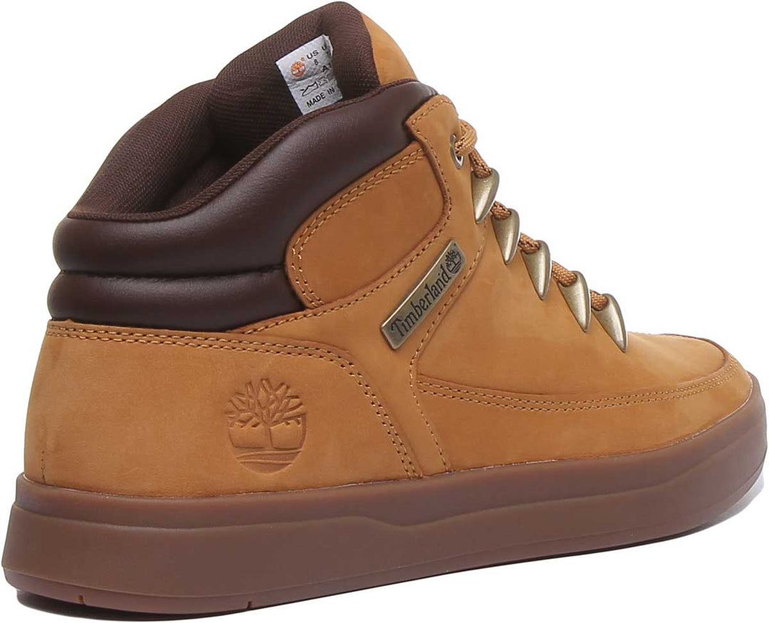 Timberland A1Uzv Davis Square Mid Hiker Boot In Wheat For Men