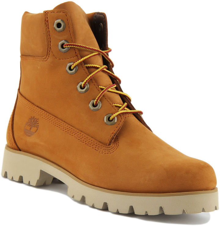 Timberland Heritage Frauen 6ch Schnürung Leder Stiefelette Weizen