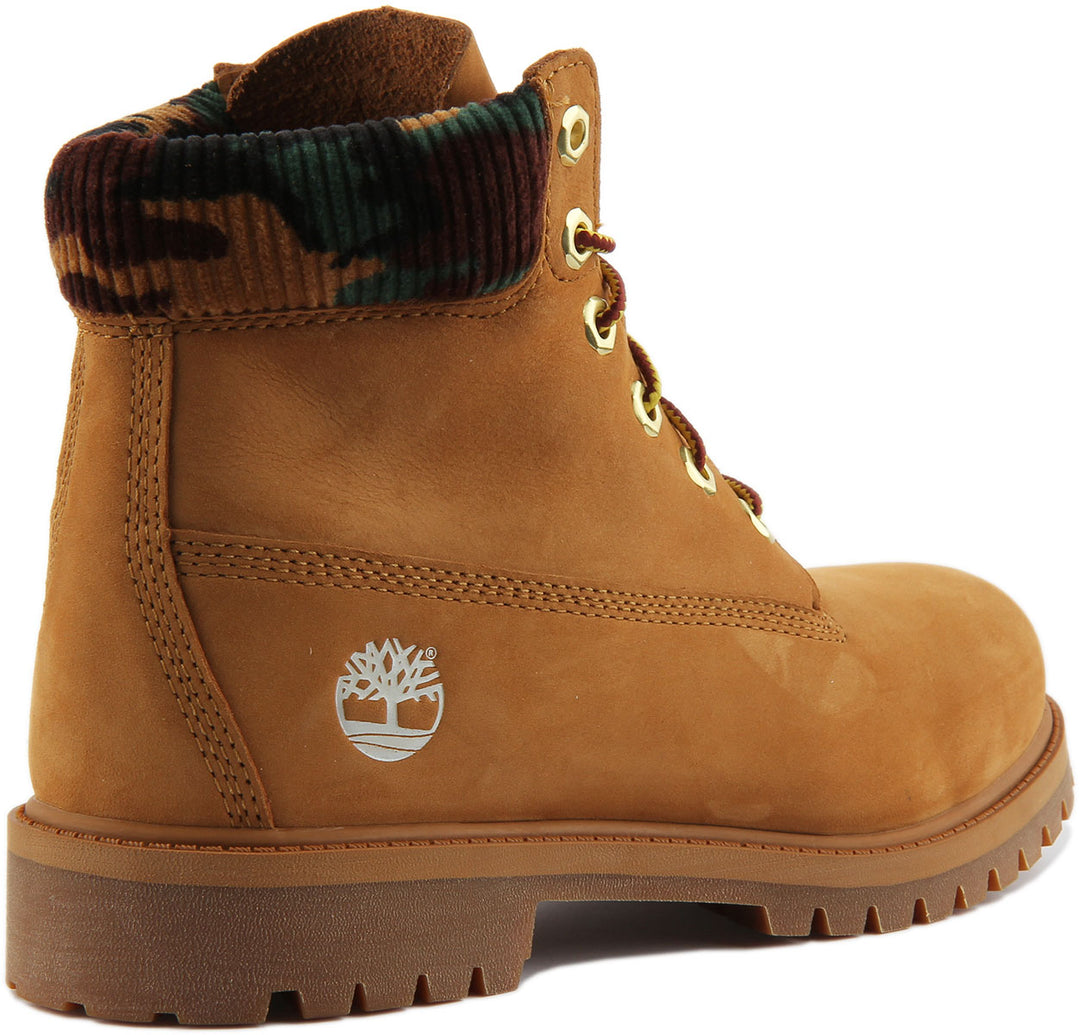 Timberland 6 inch A2Fq3 In Wheat Camo For Junior