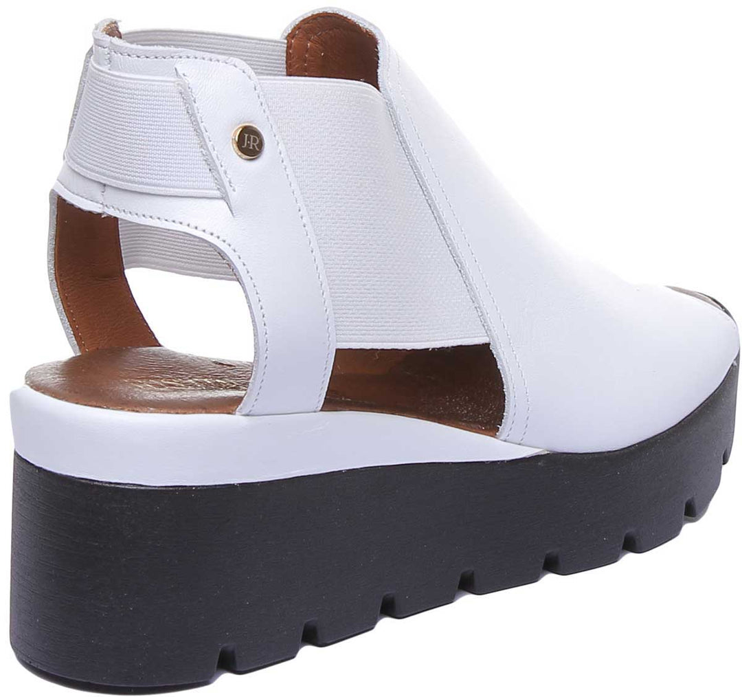 JUSTINREESS England 7100 In White | Sandals – 4feetshoes