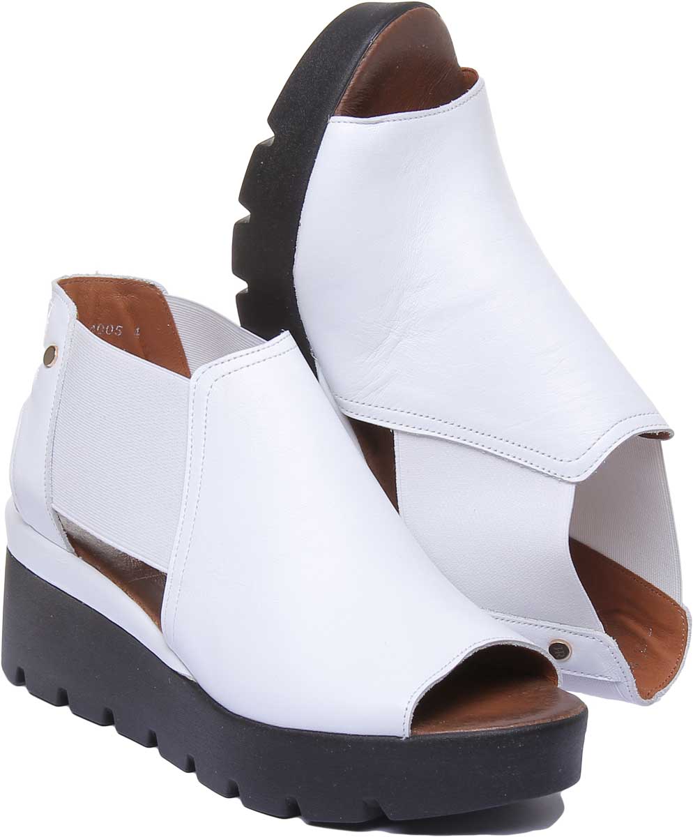 JUSTINREESS England 7100 In White | Sandals – 4feetshoes