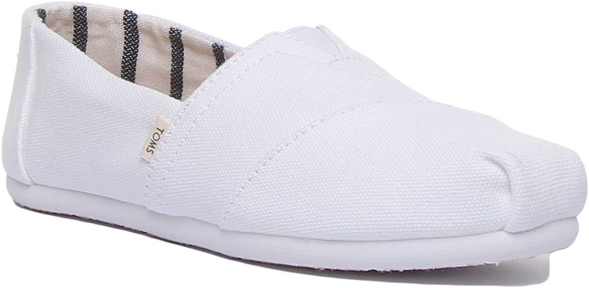 Toms classic white on sale canvas