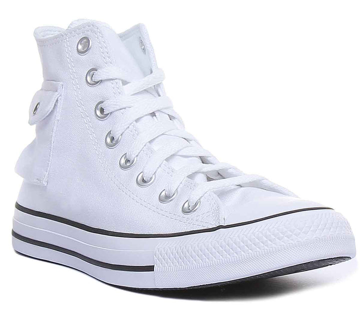 Converse 167045C CT All Star Hi Pocket Trainer In White For Men
