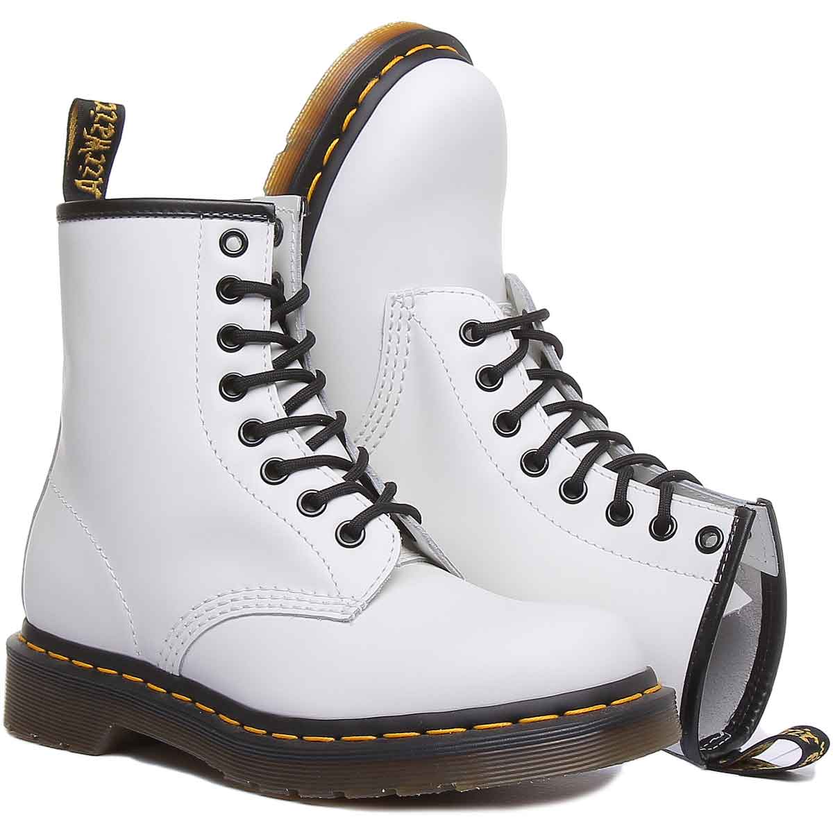 Dr martens 1460 smooth hot sale white