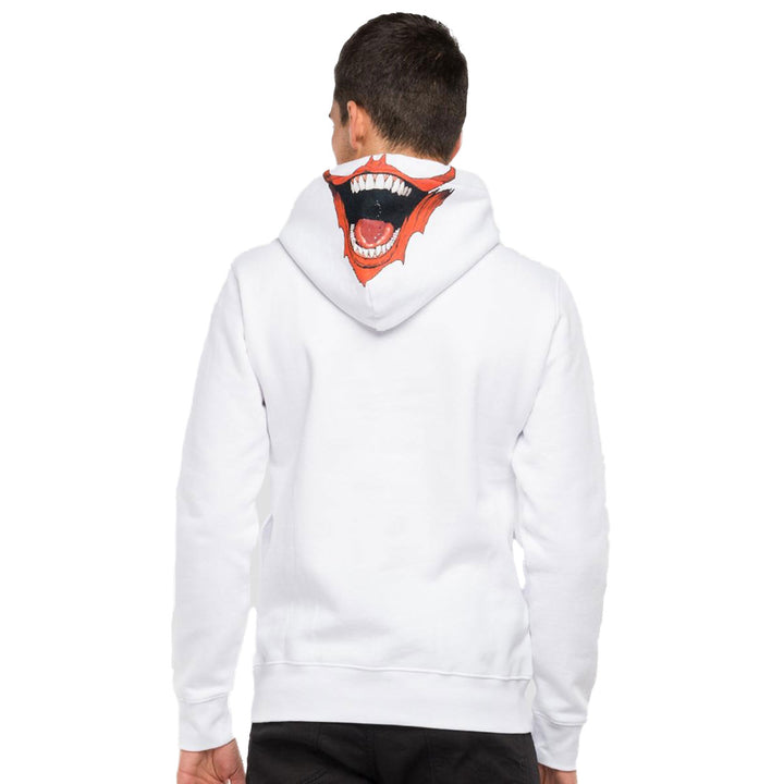 Replay M3575.000 Sweat shirt à capuche Batman et Joker en édition limitée pour hommes en blanc