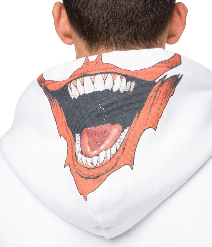 Replay X Joker Tribute Collection Hooded Sweatshirt In White