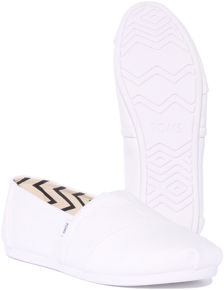 Toms Alpargata In White For Women