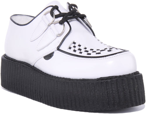 Underground Original Wulfrun Zapatos con doble suela de cuero para en blanco