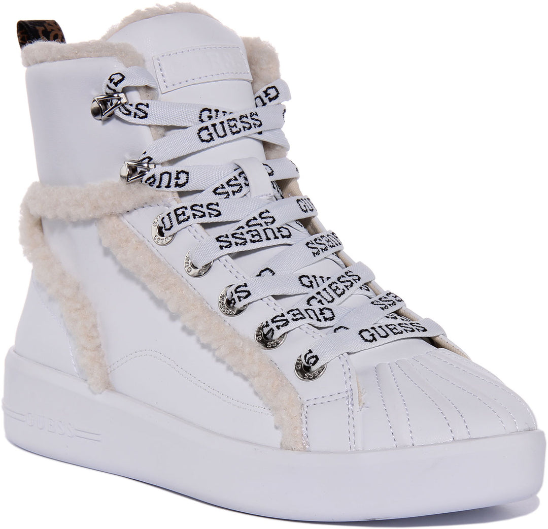 Guess Fl8Rmsele12 Ramsi in Weiß für Damen High-Top-Winterschuhe