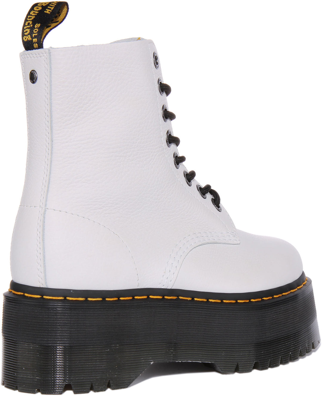 Dr Martens 1460 Pascal Max Platform In White For Women