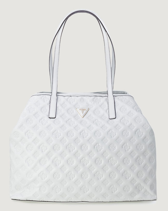 Guess Vikky Tote 4G Peony In White For Women