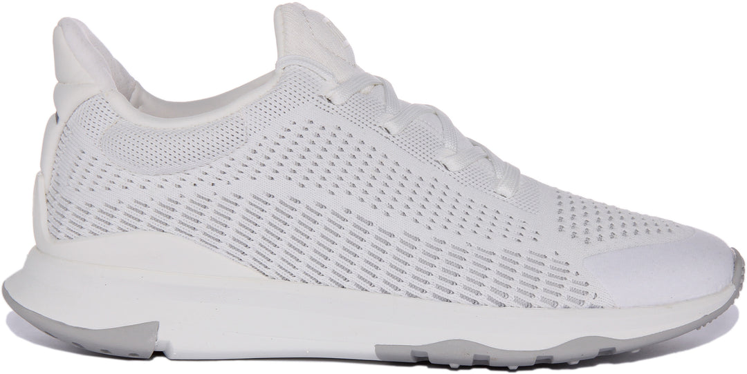 FitFlop Vitamin FFX Zapatillas de punto elástico con cordones para mujer en blanco